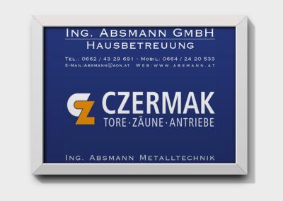 Acryl Schild Absmann GmbH