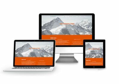Landing Page Erstellung für Firma AR Consulting