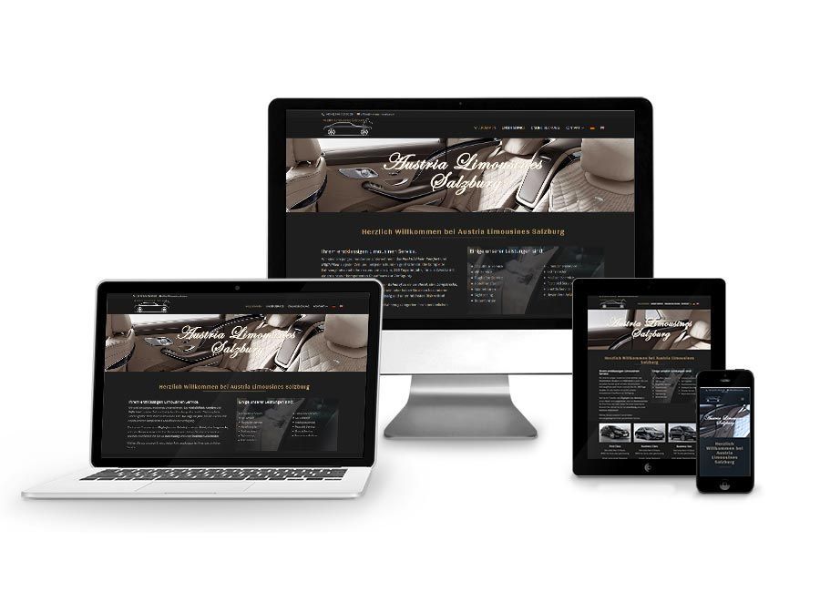 homepage austria limousine webdesignland
