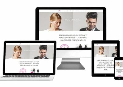 Website Erstellung für CRMS Cosmetique