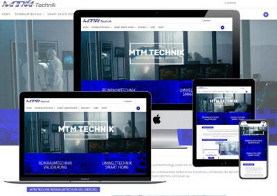 Onlineshop Erstellung für MTM Technik