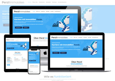 Homepage Perzl Immobilien