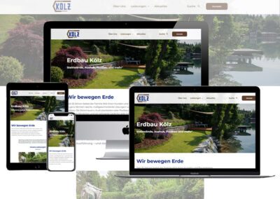 Homepage Kölz Erdbau